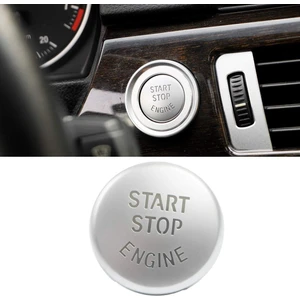 Bmw E60 E90 E84 E70 E71 E72 Start Stop Düğme Kapağı Gümüş