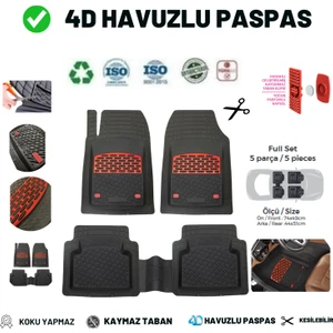 Renault R 9 Broadway 1989 1/n S1 Model 4d  Havuzlu Kırmızı Paspas