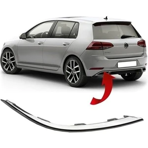 Vw Golf 7,5 Sol Arka Tampon Nikelajı 2017-2020 5G6853331A