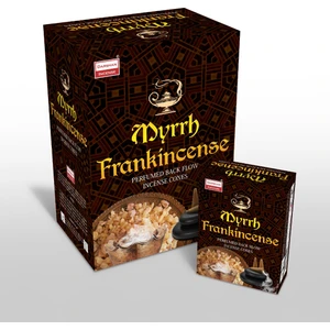 Darshan Myrrh Frankincense Geri Akış Tütsü 1 Box (12 Adet)
