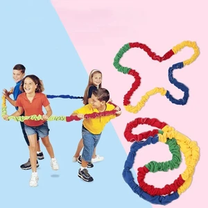 Elastic Kumaş Oyun Lastiği Gökkuşağı Duyusal Çocuk Aktivite Jimnastik Gelişim Kreş Grup Oyun Stres Lastiği