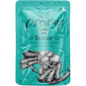 Indoor Sos Içinde Yengeçli ve Ton Balıklı Yetişkin Kedi Konservesi 70 gr