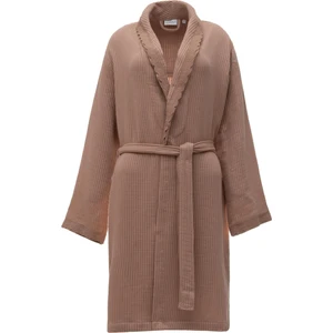 Alessa Kadın Pike Bornoz %100 Organik Pamuk Jakarlı Terra