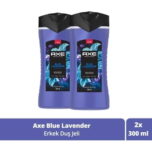 Premium Collection Duş Jeli Blue Lavender Nane Amber Kokulu 3'ü 1 Arada Vücut Saç Yüz 2x300ml