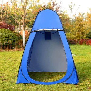 Kamp Outdoor Wc Duş Xl Giyinme Çadırı Iç Astarlı 190X150X150 Fotoğraf Prova Kabini Büyük Boy Mavi