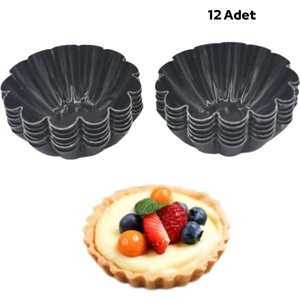 Pastry Planet Teflon Tartolet Kalıbı 12 Adet