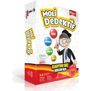 Moli Dedektif – 2 Oyun 1 Arada – Eğitici, Zeka ve Strateji Oyunu
