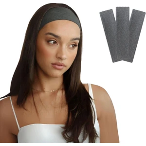 Salvia Dione Saç Bandı 3lü Kadın Erkek Spor Pamuk Likra Bandana Fitness Tenis Koşu Yürüyüş Trekking Makyaj Yüz Cilt Temizliği Bandi Outdoor Yoga Pilates Ter Alın Kafa Bandı Headband Hairband Seti