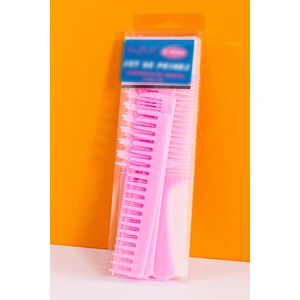 8'li Saç Tarağı Seti Care Taşınabilir Kuaför Makyaj Çantalı Profesyonel Ürün Renkli