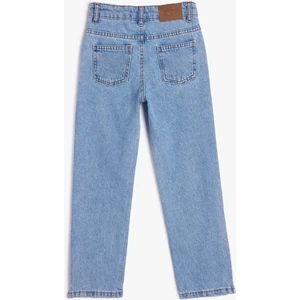 Normal Bel Dar Paça Kot Pantolon - Slim Jean