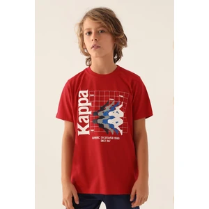 Authentic Carson Erkek Çocuk Kırmızı Regular Fit Tişört