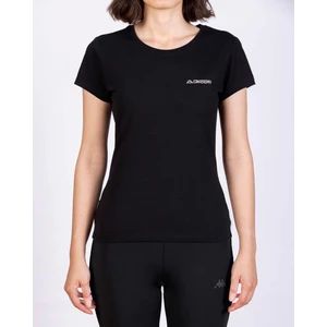 Logo Jendy Kadın Siyah Regular Fit Tişört
