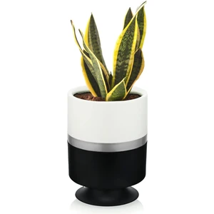 Kordon Dik Model Ayaklı Saksı Plastik Drenajlı Çiçek Saksısı