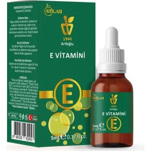 Arlab E Vitamini 5ml %100 Saf Arifoğlu