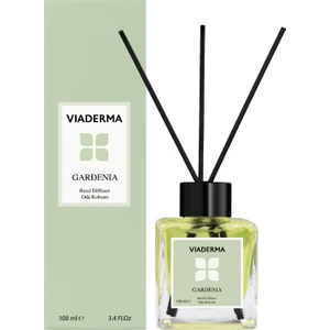 Kare Şişe Gardenya Esansı Bambu Çubuklu Oda Kokusu 100 ml