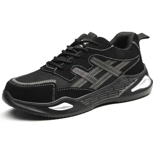 Delinmeye Dayanıklı Güvenlik Ayakkabıları Erkek Ayakkabıları Güvenlik Botları Çelik Burunlu Ayakkabılar (Yurt Dışından)