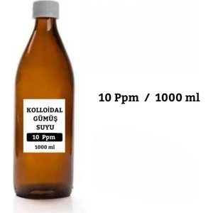 Kolloidal Gümüş Suyu 1litre /10 Ppm (1000 Ml)