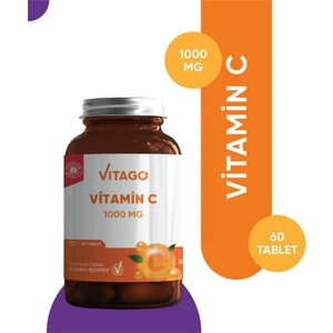 Premium Vitamin C 1000 Mg Içeren Tablet Takviye Edici Gıda 60'lı