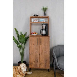 One Art Home Comfy Iki Kapaklı Çok Amaçlı Kiler Mutfak Erzak Dolabı