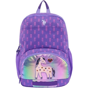 U.S. Polo Assn. At Desenli Mor Okul Çantası PLCAN24218