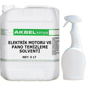 Elektrik Motoru Ve Pano Temizleme Solventi 5 Lt+Sprey
