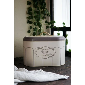ER002-1K Retro Bakery Desenli Ekmeklik 11 Lt