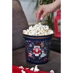 Tales Nutcracker Desenli Patlamış Mısır Kovası, 17.5 x 17 Cm, 2.6 Lt ER149-V1