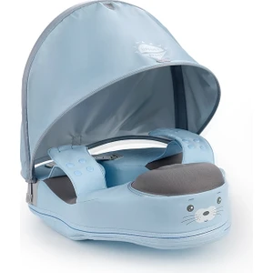 Mambobaby Yeni Çocuklar Için Emniyet Kilitli Gölgelikli Yüzme Simidi  Swimsafe Kolluk  Simit 8-36 Ay