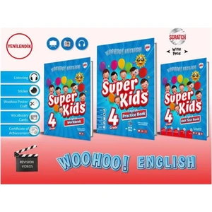 Kırmızı Beyaz Yayınlar Super Kids Woo Hoo! 4. Sınıf