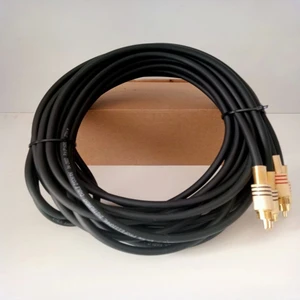 YSN Sounds Rca Kablosu 50CM - El Yapımı %100 Bakır Amfi Rca Ses Aktarım Kablosu - 50CM