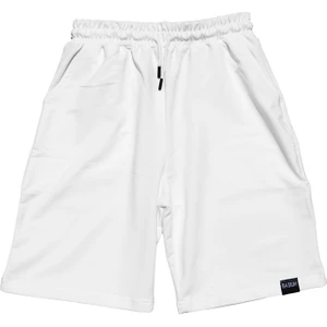 Basic Bermuda Beyaz Şort Unisex