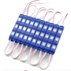LED Parmak Modül Lamba 24V Mavi 10 Adet