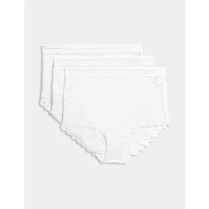 Marks & Spencer 3'lü Flexifit™ Dantel Full Brief Külot Seti