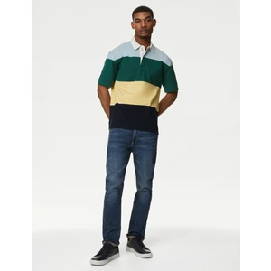 Marks & Spencer Saf Pamuklu Kısa Kollu Polo Yaka T-Shirt