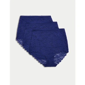 Marks & Spencer 3'lü Flexifit™ Dantel Full Brief Külot Seti