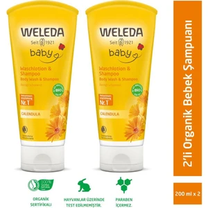 Baby Calendula Saç ve Vücut Şampuanı 2 x 200ML