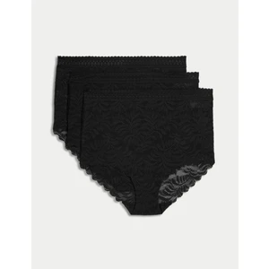 Marks & Spencer 3'lü Flexifit™ Dantel Full Brief Külot Seti