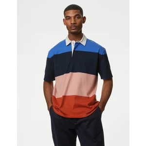 Marks & Spencer Saf Pamuklu Kısa Kollu Polo Yaka T-Shirt