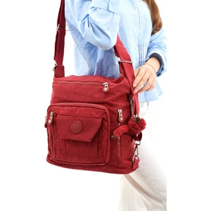 571 Collections Ultra Hafif Hem Sırt Hem Omuz Kadın Çantası Kırmızı (Model: 571-5B)