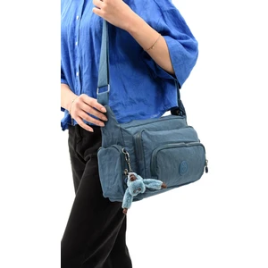 571 Collections Çapraz Askılı Ultra Hafif Çok Cepli Kadın Omuz Çantası Mavi (Model: 571-6G)