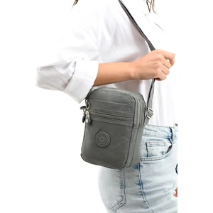 571 Collections Çapraz Ayarlanabilir Telefon Bölmeli Omuz Çantası ( Telefonluk ) Gri (Model: 571-12-10A)