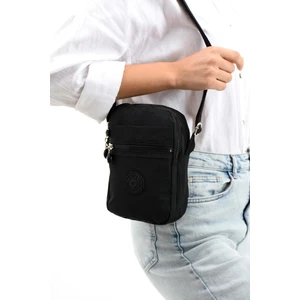 571 Collections Çapraz Ayarlanabilir Telefon Bölmeli Omuz Çantası ( Telefonluk ) Siyah (Model: 571-12-10A)