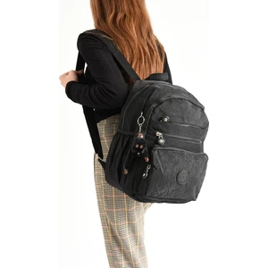 571 Collections Ultra Hafif Orta Boy Sırt Çantası Çok Cepli Unisex Siyah (Model: 571-4B)