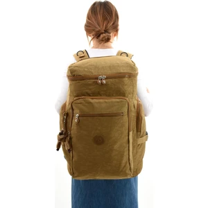 571 Collections Büyük Boy Ultra Hafif Çok Bölmeli Dağcı Çantası Taba (Model: 571-7D)