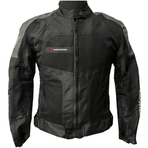 Dynamic 4 Mevsim Siyah Gri Motosiklet Montu