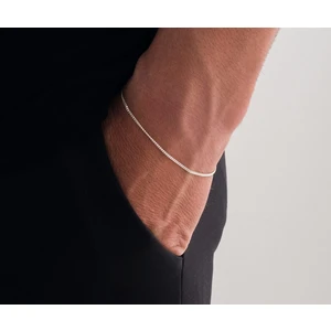 Aura Gümüş 925 Ayar Gümüş Zincir 1.3mm Gurmet Bileklik