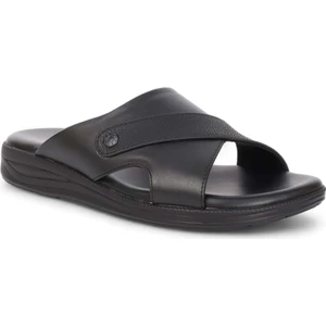 2049-9956-10 Tam Anatomik Erkek Terlik - NKT02049-SIYAH-44