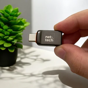 Mabs Techs Nettech Samsung/Huawei/Xiaomi ve iPhone 15 Uyumlu Dönüştürücü - USB 3.0 To Type-C Çevirici OTG Adaptör - Fotoğraf Video Yedekleme, Dosya Aktarımı [Mfi Lisanslı]