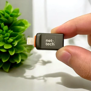 Mabs Techs Nettech Apple iPhone iPad Uyumlu Dönüştürücü - USB 3.0 To Lightning OTG Çevirici Adaptör - Fotoğraf Video Yedekleme, Dosya Aktarımı [Mfi Lisanslı]