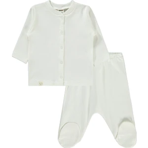 Civil Baby Erkek Bebek Pijama Takımı 1-6 Ay Ekru